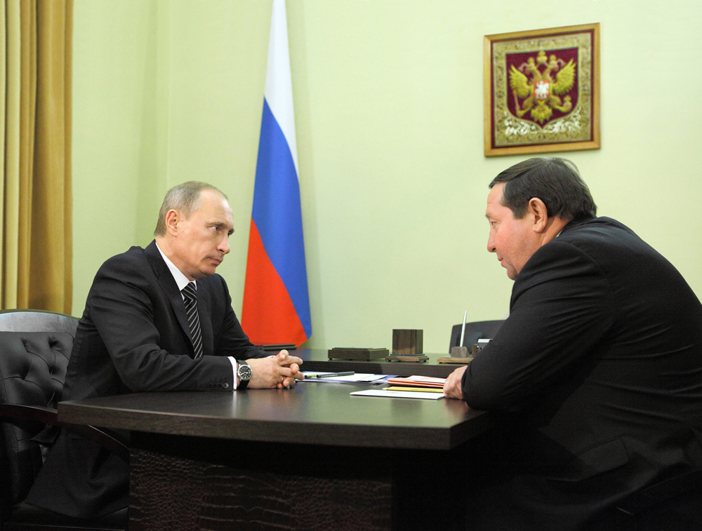Встреча Владимира Путина с губернатором Архангельской области Ильей Михальчуком